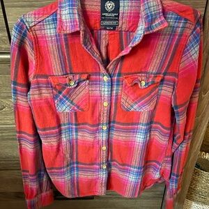 American Eagle Outfitters Women's Plaid shirt